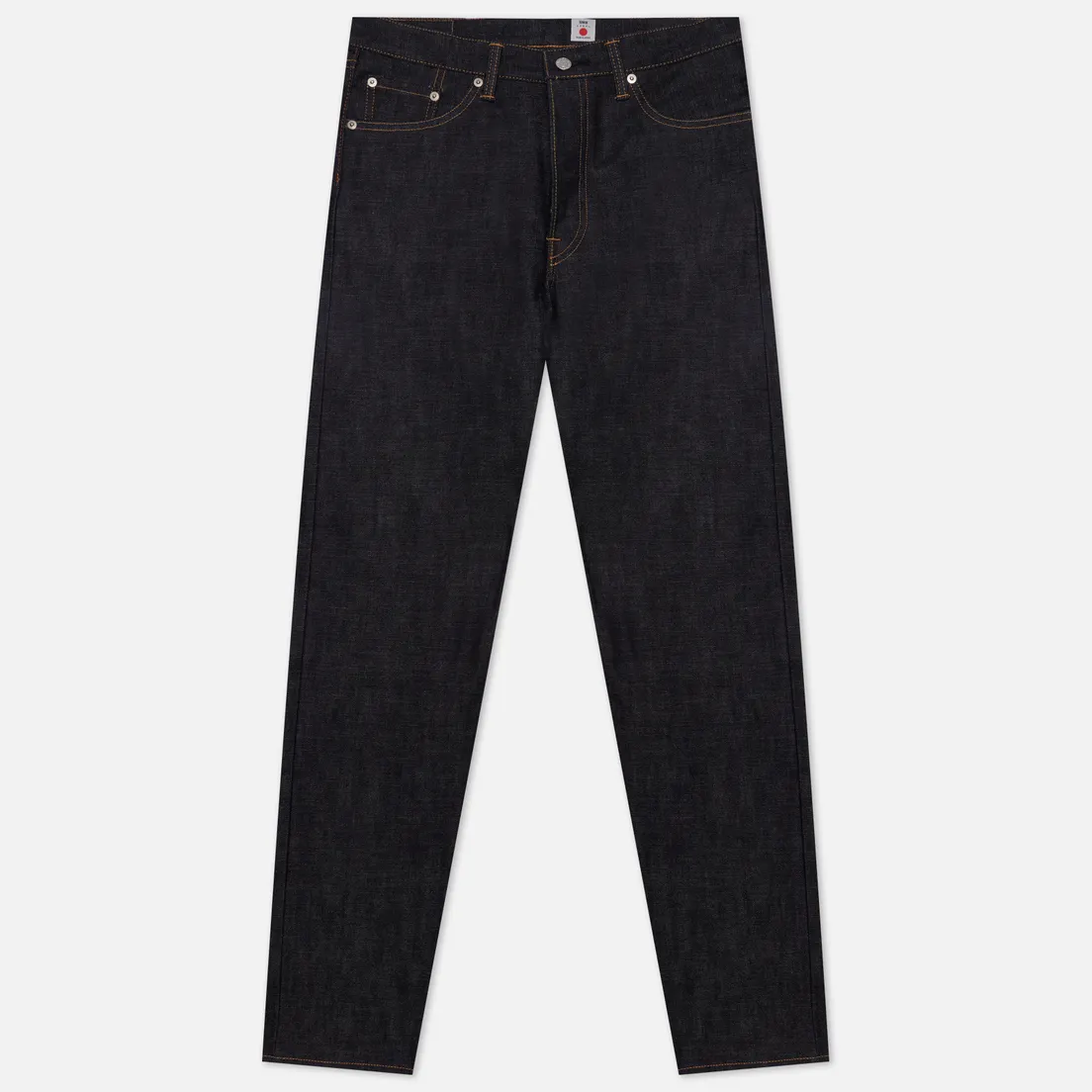 Edwin Мужские джинсы Loose Straight Nihon Menpu Dark Pure Indigo Rainbow Selvage 13.5 Oz