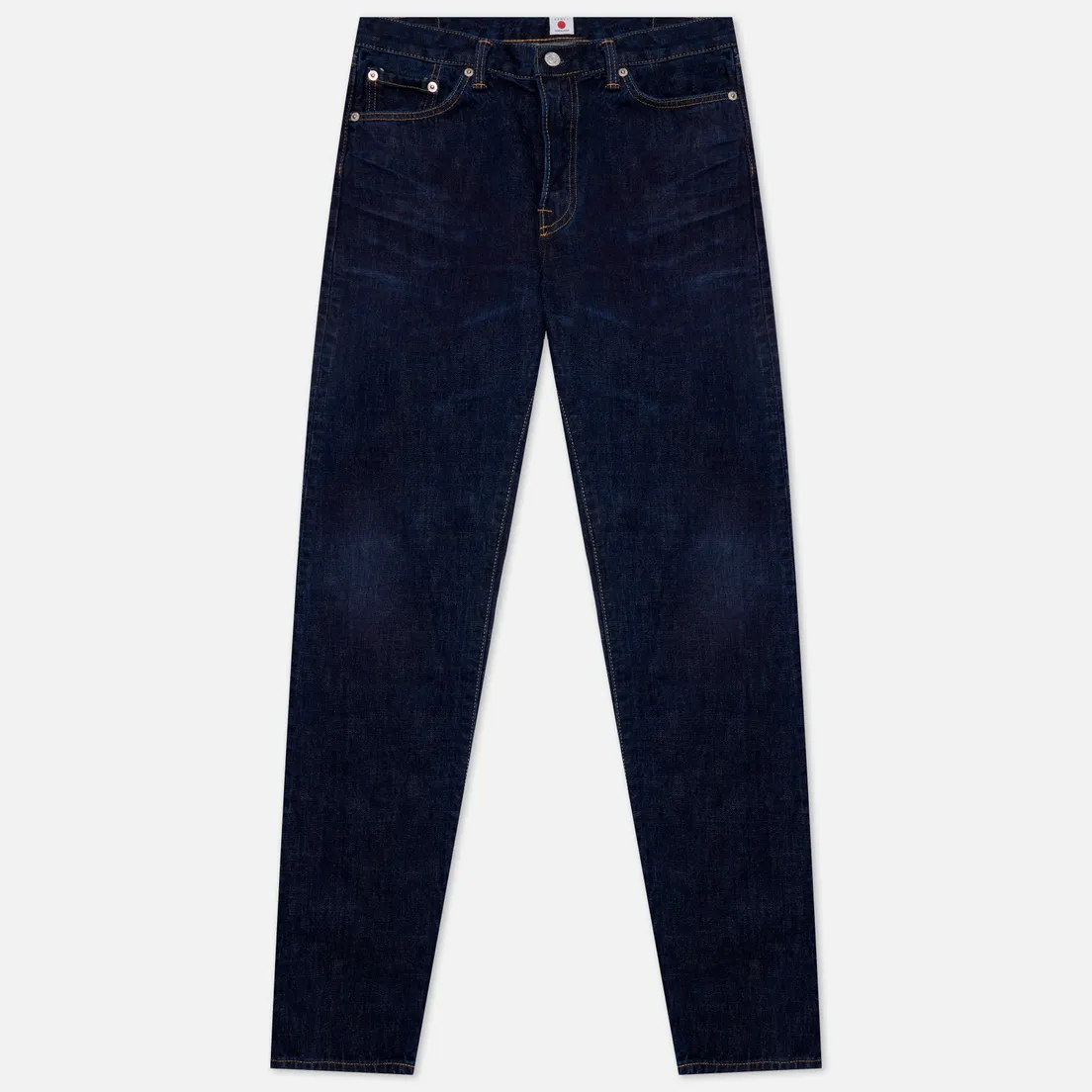 Edwin Мужские джинсы Loose Straight Nihon Menpu Dark Pure Indigo Rainbow Selvage 13.5 Oz