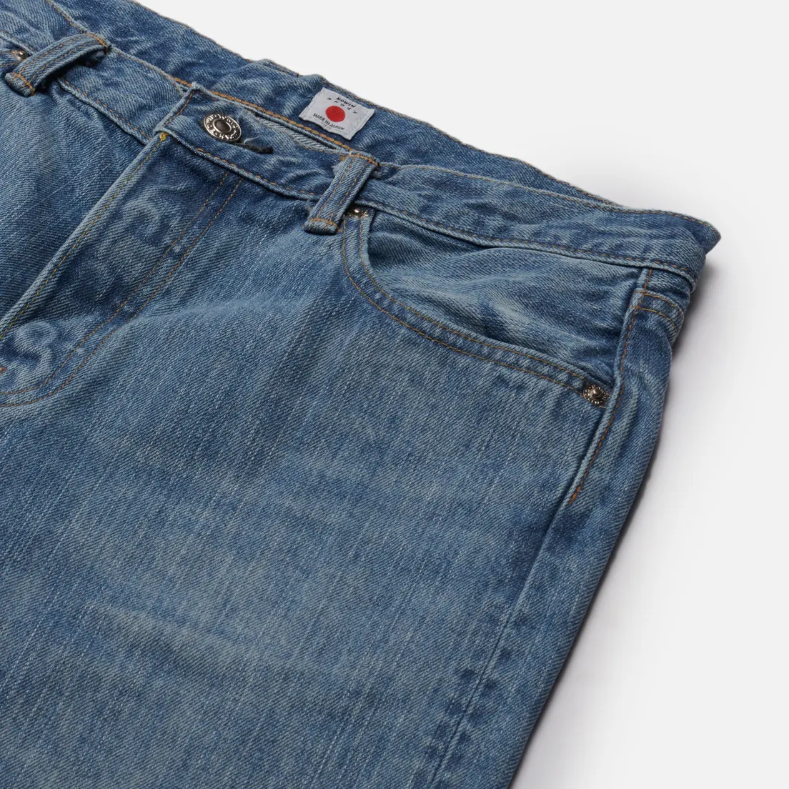 Edwin Мужские джинсы Loose Straight Kurabo Recycle Denim Red Selvage 14 Oz