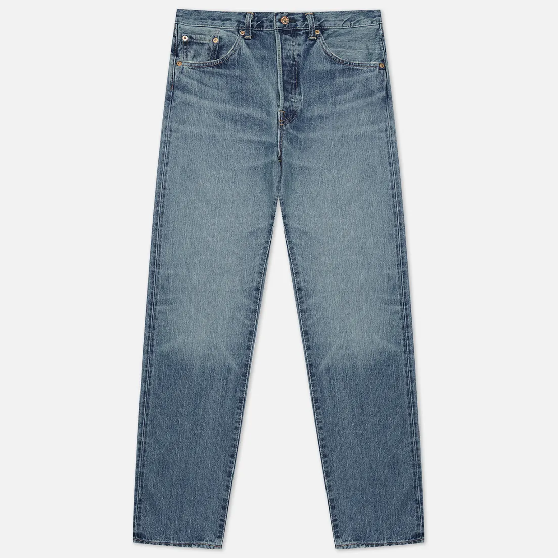 Edwin Мужские джинсы Loose Straight Kurabo Recycle Denim Red Selvage 14 Oz
