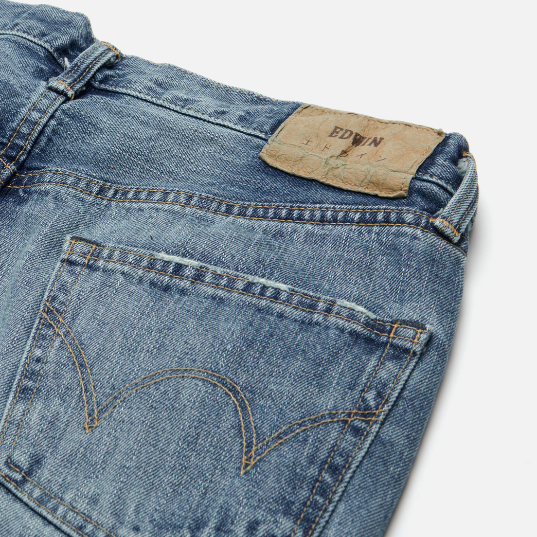 Edwin Мужские джинсы Loose Straight Kurabo Recycle Denim Red Selvage 14 Oz