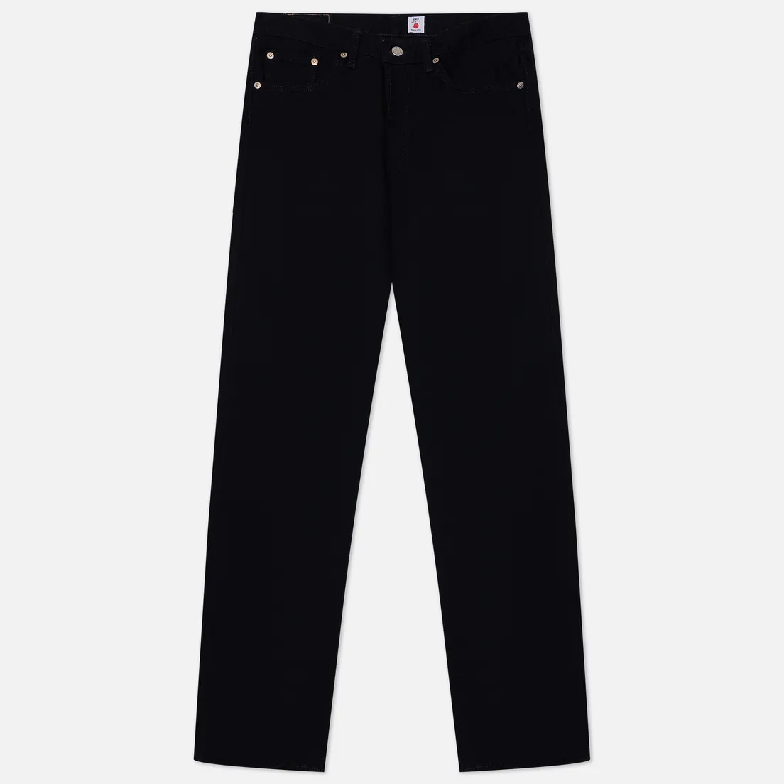 Edwin Мужские джинсы Loose Straight Kaihara Right Hand Black Denim 13 Oz