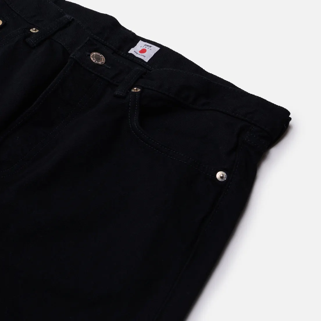 Edwin Мужские джинсы Loose Straight Kaihara Right Hand Black Denim 13 Oz