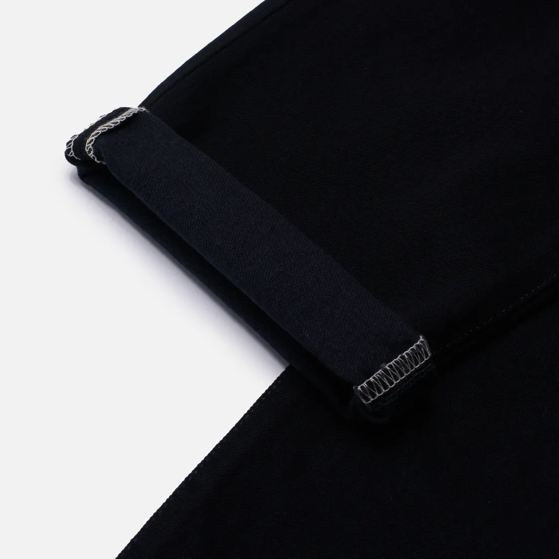 Edwin Мужские джинсы Loose Straight Kaihara Right Hand Black Denim 13 Oz