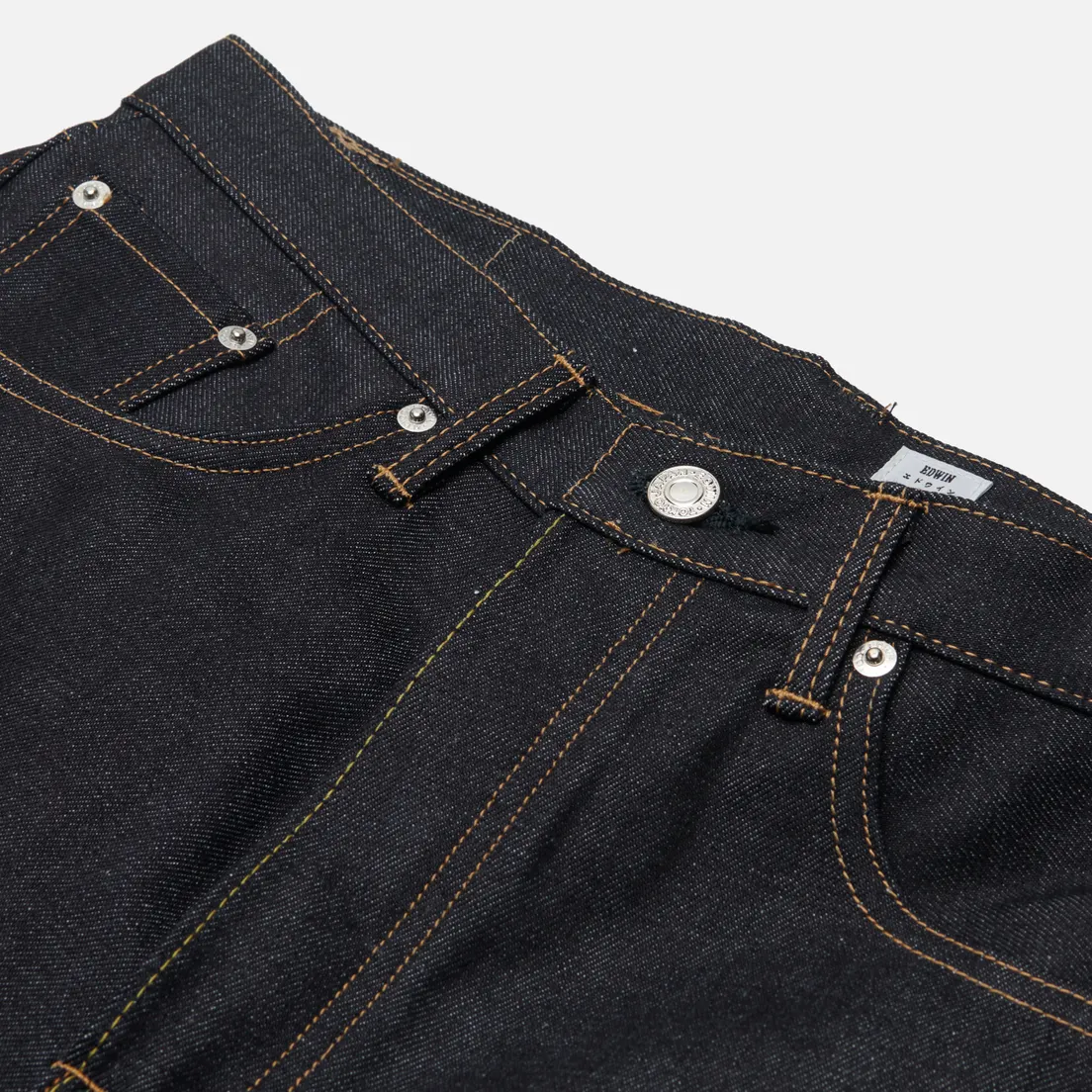 Edwin Мужские джинсы Loose Tapered Kaihara Dark Pure Indigo Rainbow Selvage 13.5 Oz