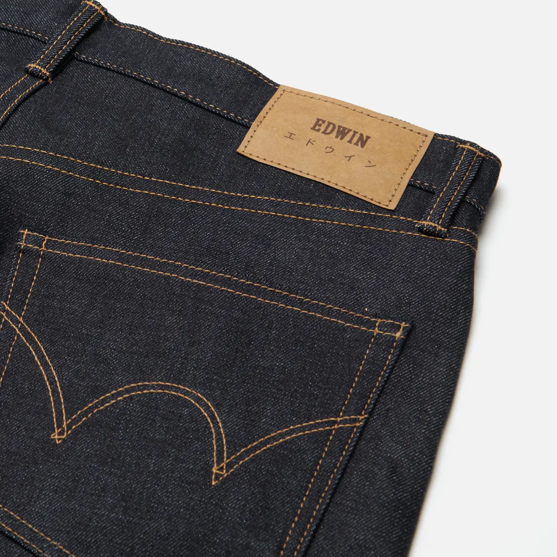 Edwin Мужские джинсы Loose Tapered Kaihara Dark Pure Indigo Rainbow Selvage 13.5 Oz