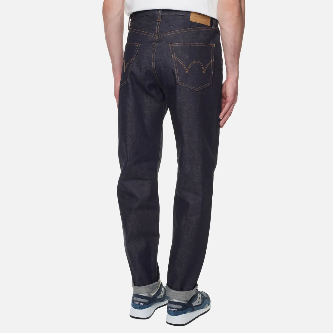 Edwin Мужские джинсы Loose Tapered Kaihara Dark Pure Indigo Rainbow Selvage 13.5 Oz
