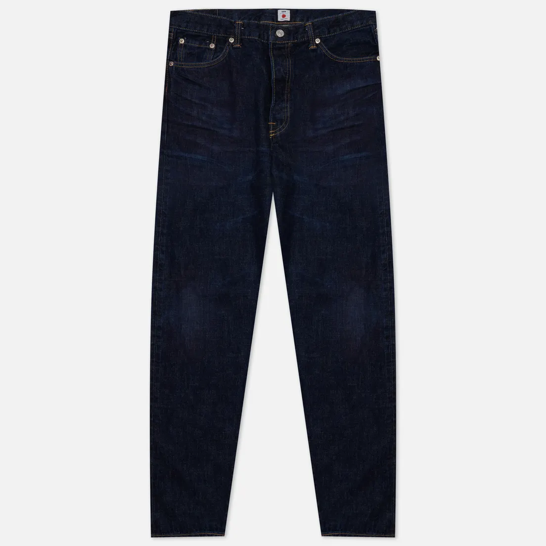 Edwin Мужские джинсы Loose Tapered Nihon Menpu Dark Pure Indigo Rainbow Selvage 13.5 Oz