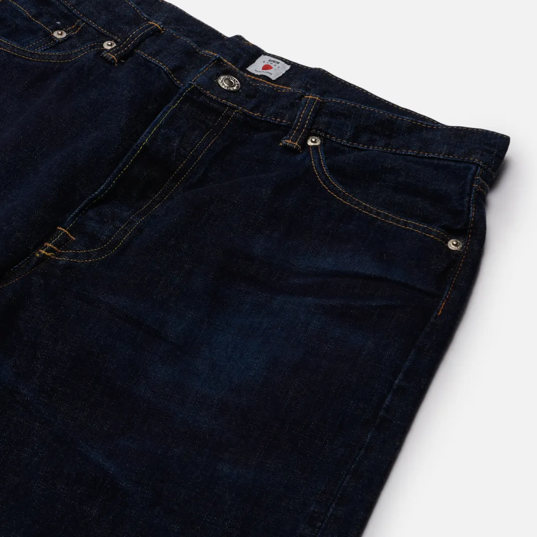 Edwin Мужские джинсы Loose Tapered Nihon Menpu Dark Pure Indigo Rainbow Selvage 13.5 Oz