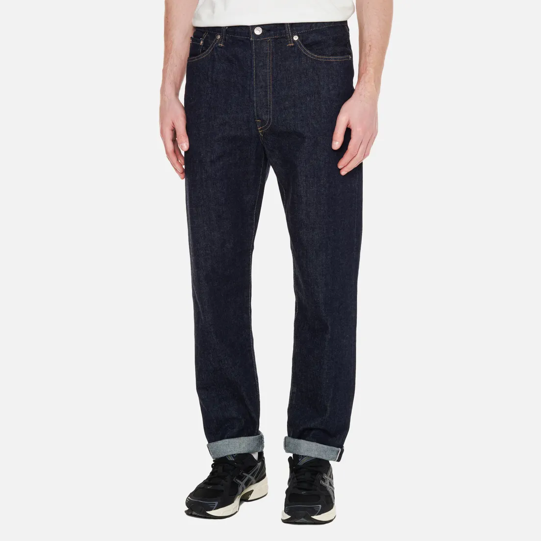 Edwin Мужские джинсы Loose Tapered Kurabo Recycle Denim Red Selvage 14 Oz