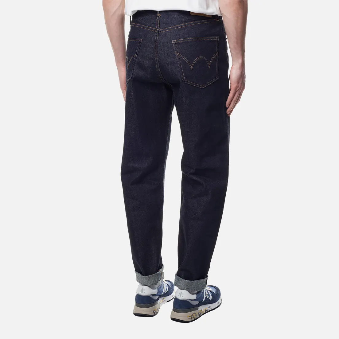 Edwin Мужские джинсы Loose Tapered Kurabo Recycle Denim Red Selvage 14 Oz