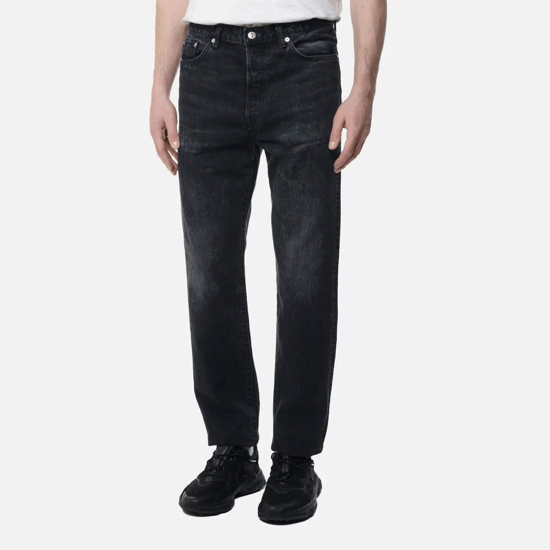 Edwin Мужские джинсы Loose Tapered Kaihara Right Hand Black Denim 13 Oz