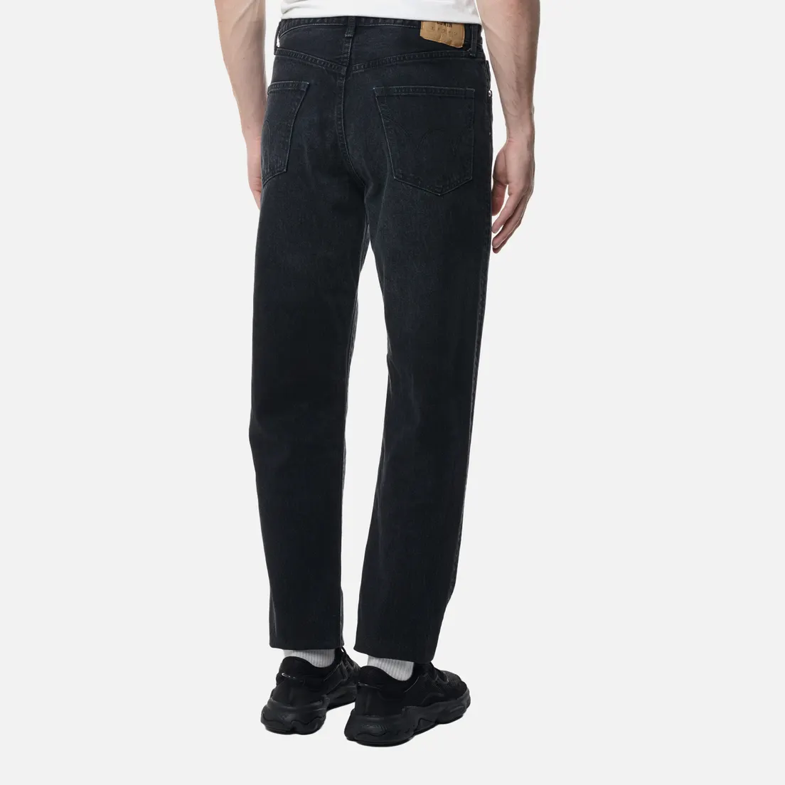 Edwin Мужские джинсы Loose Tapered Kaihara Right Hand Black Denim 13 Oz