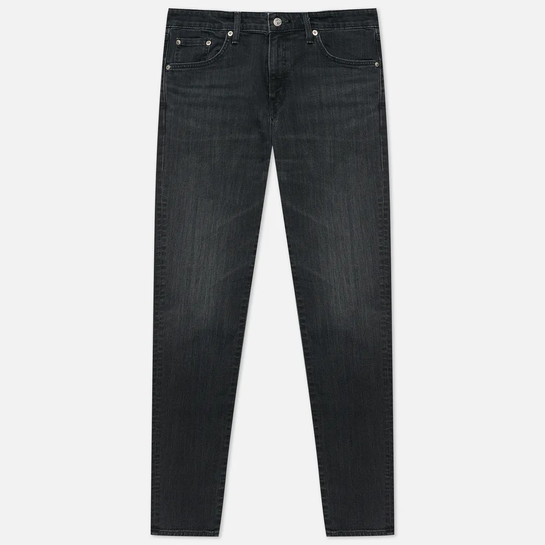Edwin Мужские джинсы Skinny Kaihara Black x Black Stretch Denim 12.5 Oz