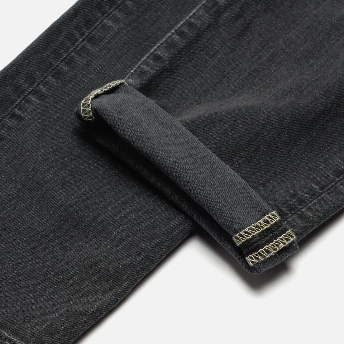Edwin Мужские джинсы Skinny Kaihara Black x Black Stretch Denim 12.5 Oz