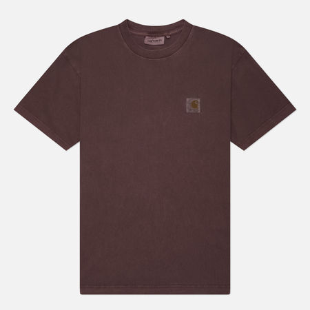 Мужская футболка Carhartt WIP Vista, цвет коричневый, размер XL