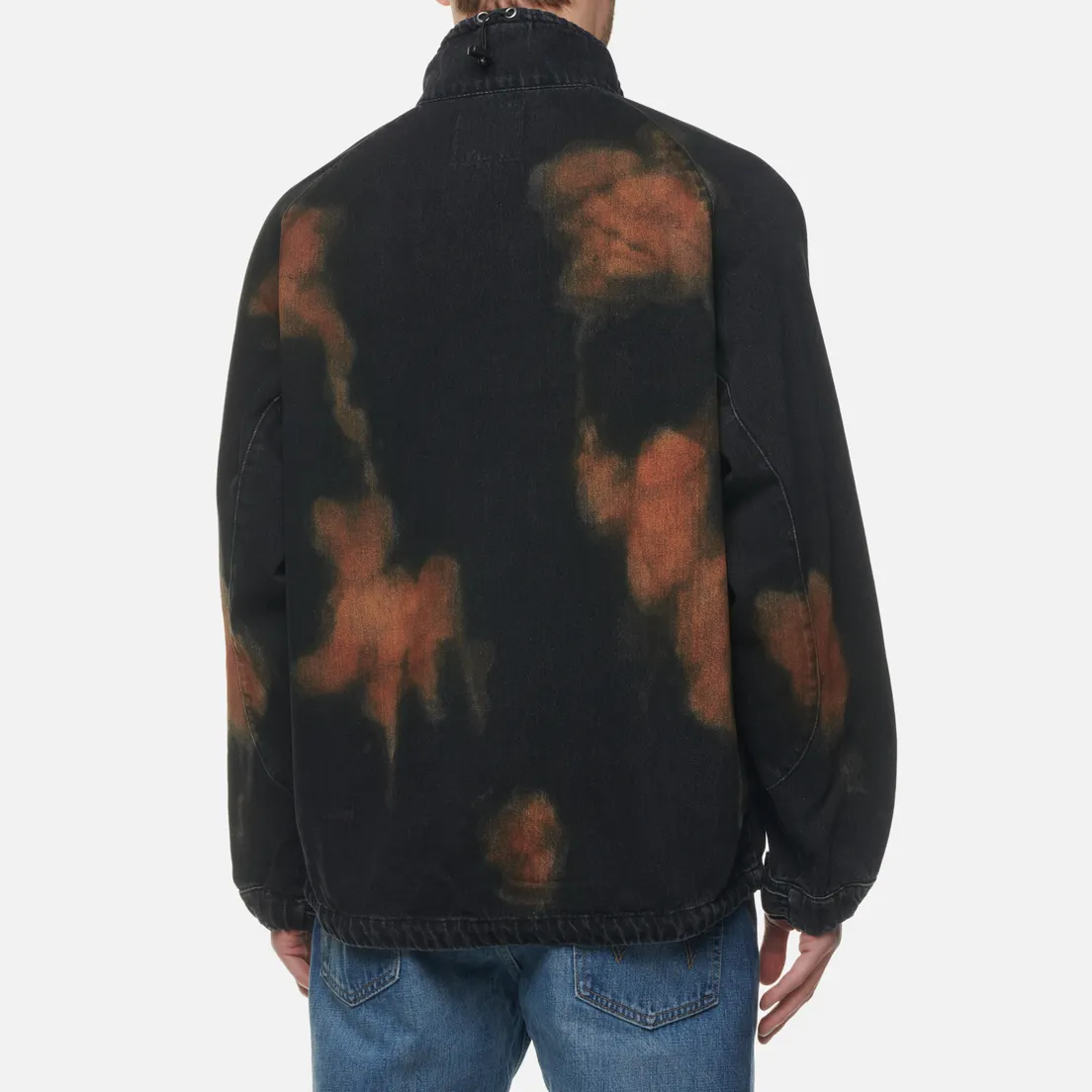 Edwin Мужская куртка анорак Crax Pop-Over Pembroke Black Denim 13.56 Oz