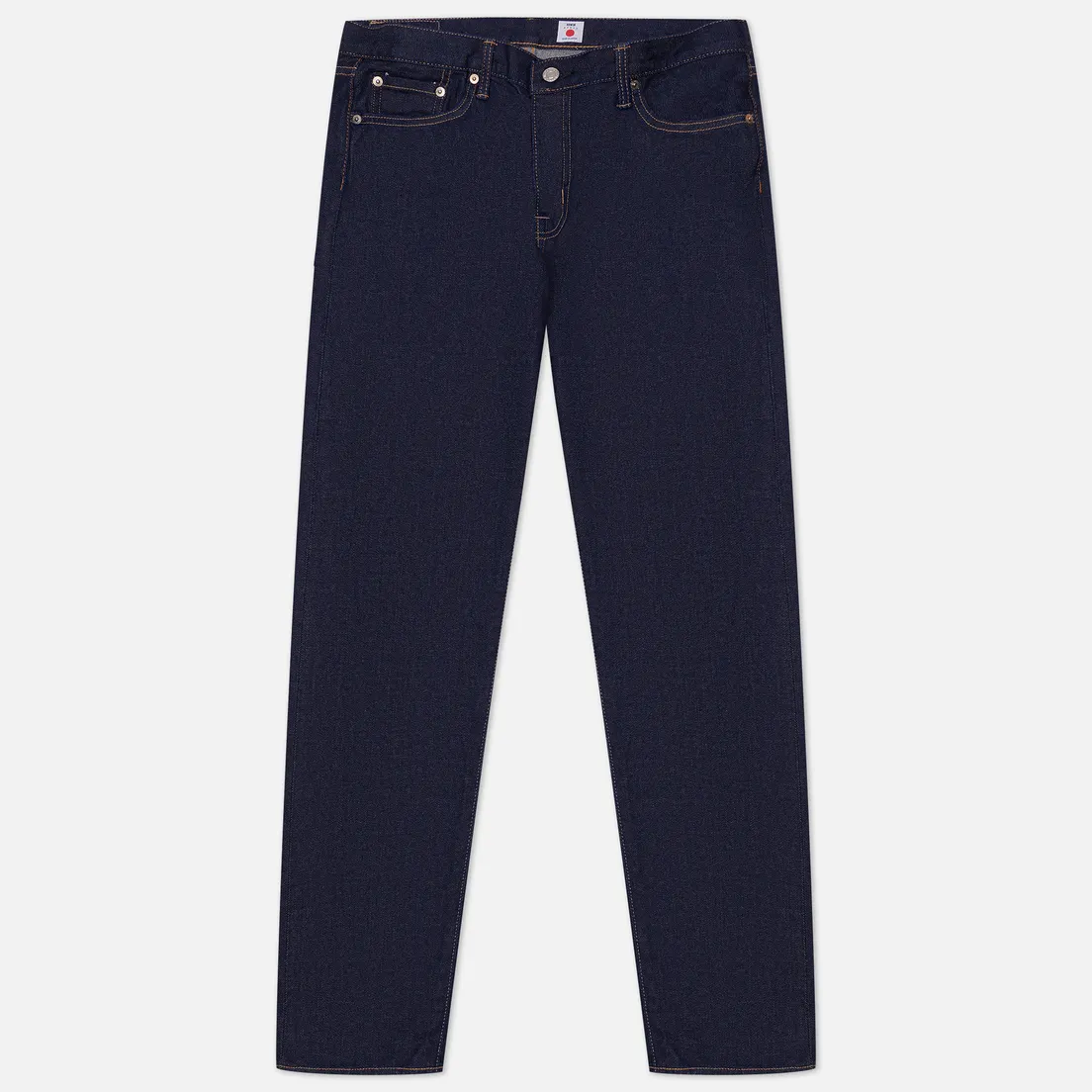Edwin Мужские джинсы Regular Tapered Kaihara Blue Stretch Denim Green x White Selvage 12.5 Oz