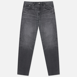 Edwin Мужские джинсы Regular Tapered Kaihara Black x Black Stretch Denim Green x White Selvage 12.5 Oz