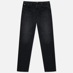 Edwin Мужские джинсы Slim Tapered Kaihara Black x Black Stretch Denim Green x White Selvage 12.5 Oz