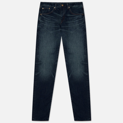 Edwin Мужские джинсы Skinny Kaihara Blue Stretch Denim Green x White Selvage 12.5 Oz