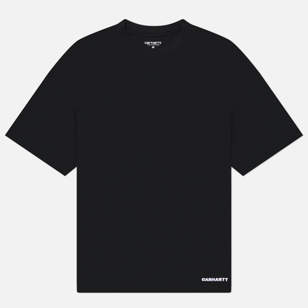 Мужская футболка Carhartt WIP Link Script, цвет чёрный, размер M