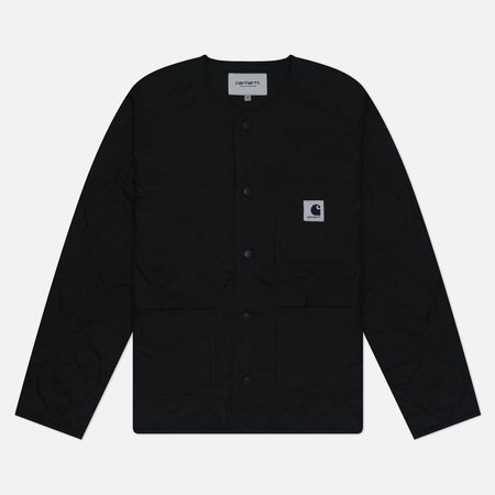 фото Женская куртка лайнер carhartt wip w' skyler liner, цвет чёрный, размер s