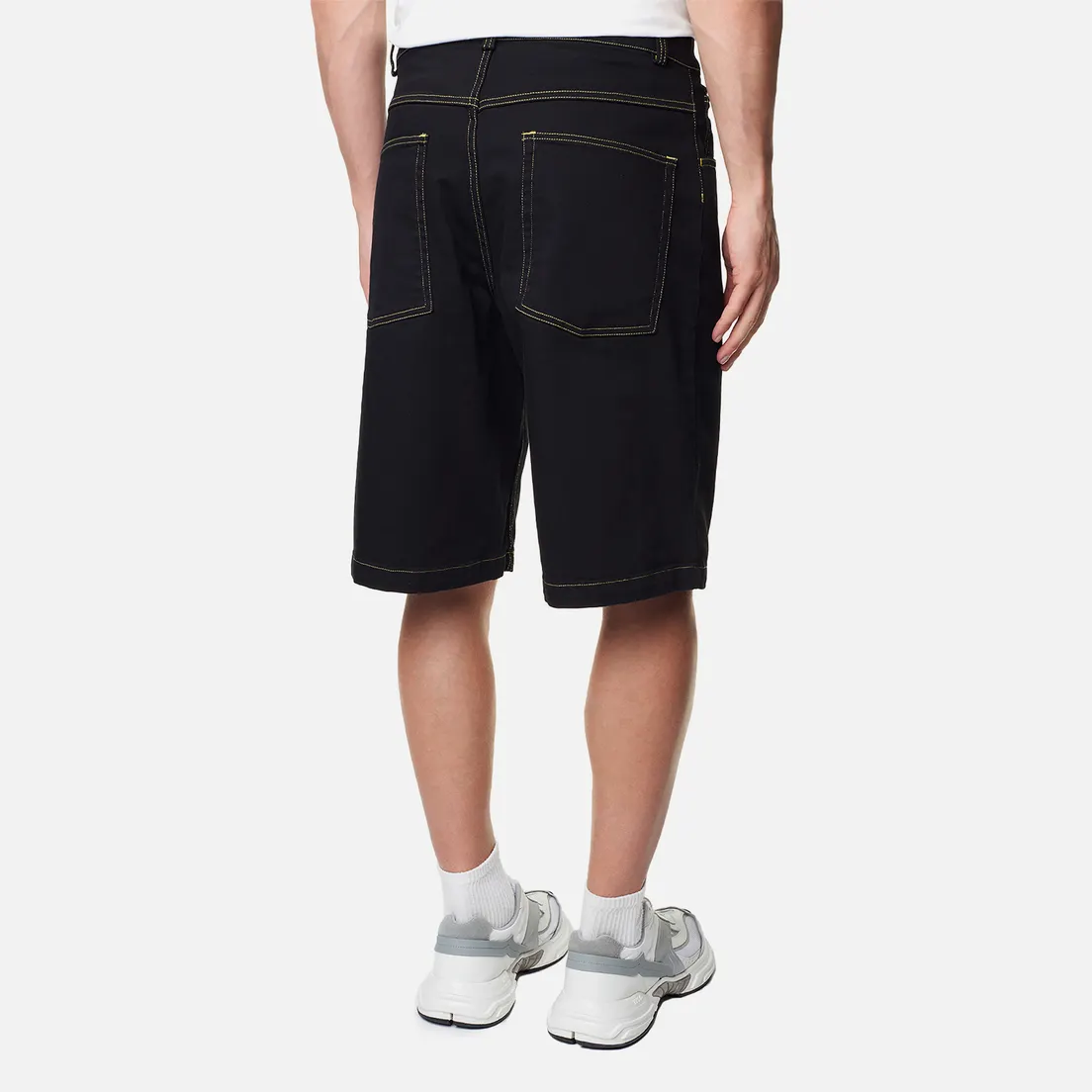 Edwin Мужские шорты Worker Comfort Stay Black Denim 12.23 Oz