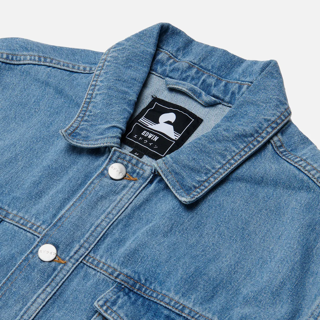 Edwin Мужская джинсовая куртка Garland Cotton Hemp Denim 14 Oz