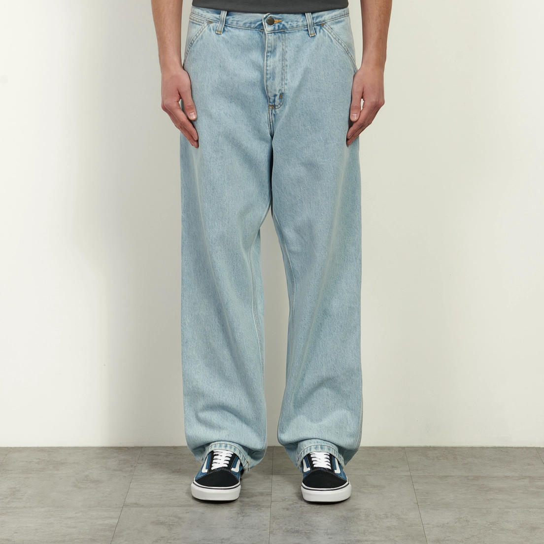 Carhartt WIP Мужские джинсы Single Knee Smith Denim 13.5 Oz