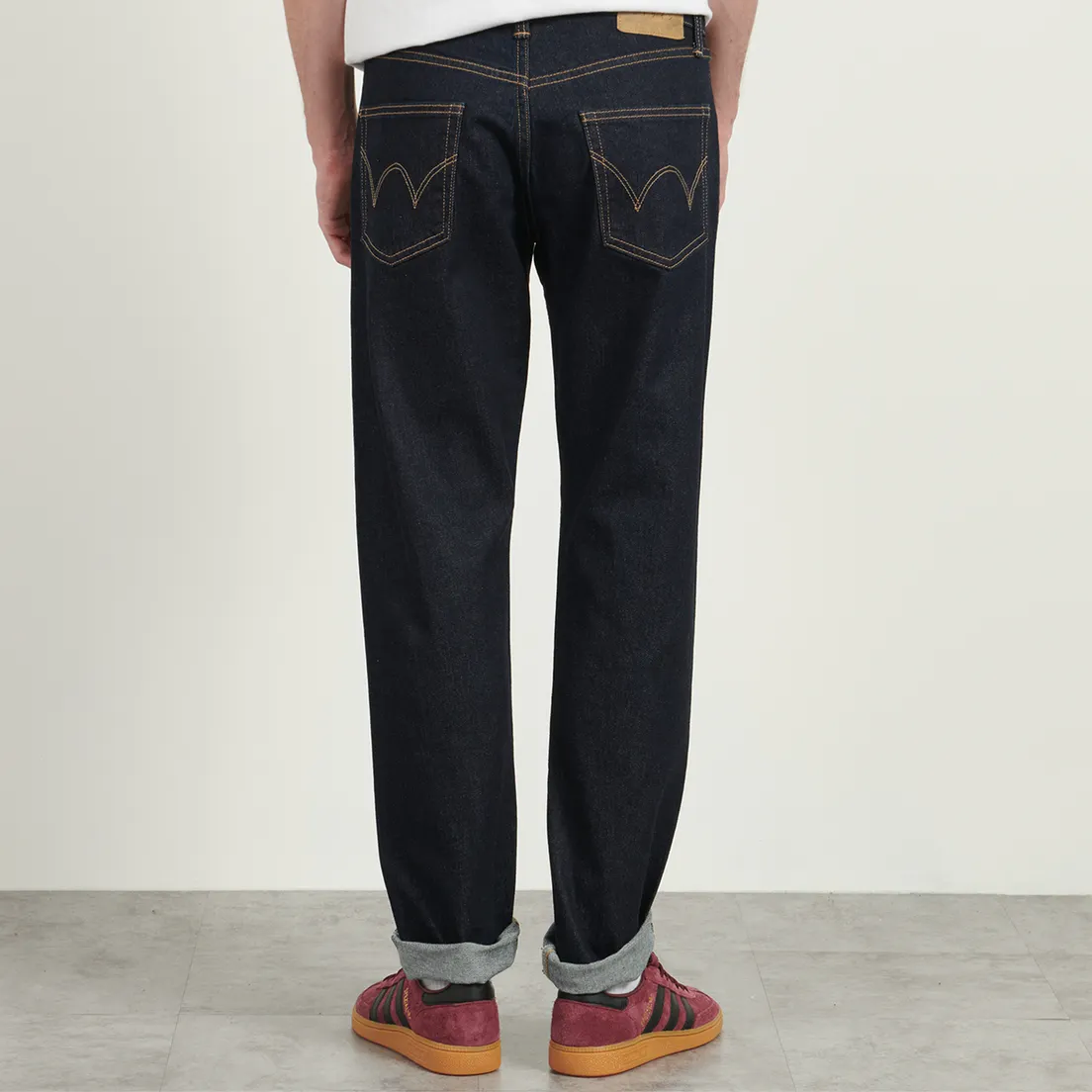 Edwin Мужские джинсы Regular Tapered Kaihara Pure Indigo Stretch Denim 13 Oz