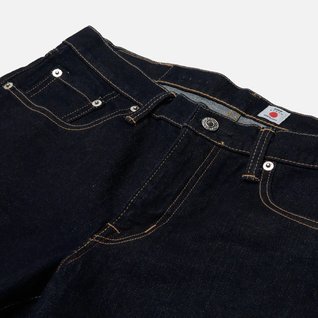 Edwin Мужские джинсы Regular Tapered Kaihara Pure Indigo Stretch Denim 13 Oz
