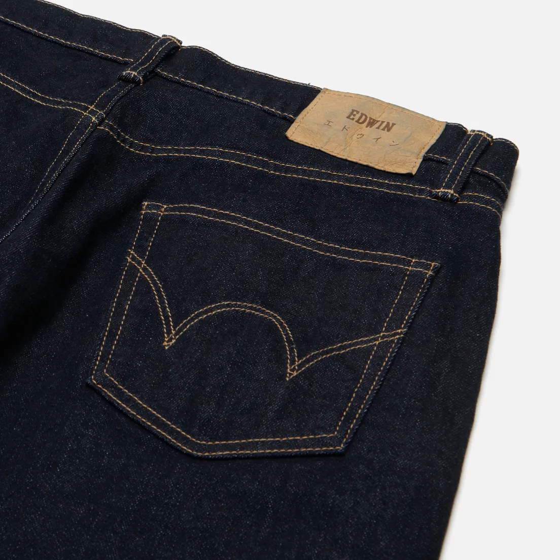 Edwin Мужские джинсы Regular Tapered Kaihara Pure Indigo Stretch Denim 13 Oz