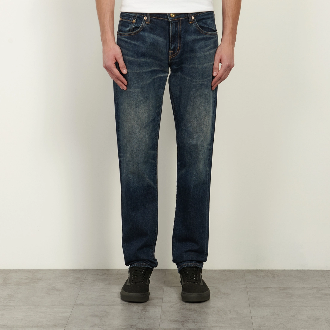 Edwin Мужские джинсы Regular Tapered Kaihara Pure Indigo Stretch Denim 13 Oz