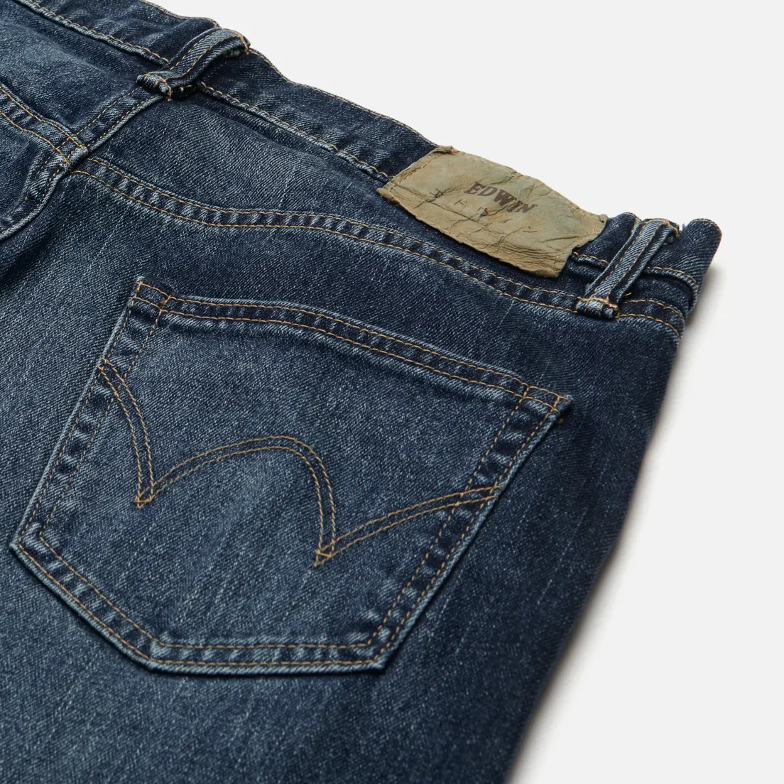 Edwin Мужские джинсы Regular Tapered Kaihara Pure Indigo Stretch Denim 13 Oz