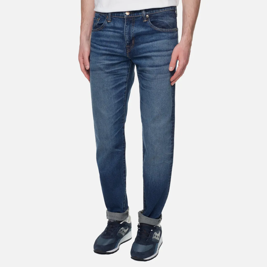 Edwin Мужские джинсы Regular Tapered Kaihara Pure Indigo Stretch Denim 13 Oz