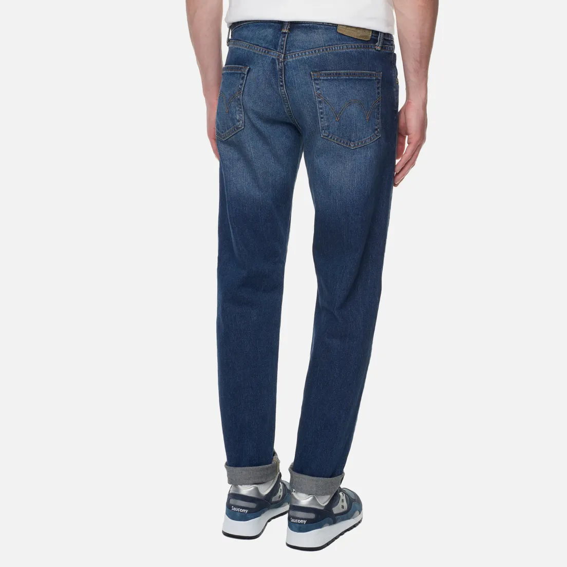 Edwin Мужские джинсы Regular Tapered Kaihara Pure Indigo Stretch Denim 13 Oz