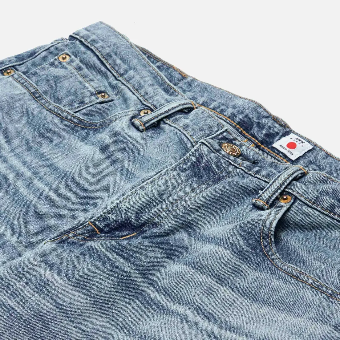 Edwin Мужские джинсы Regular Tapered Kaihara Pure Indigo Stretch Denim 13 Oz