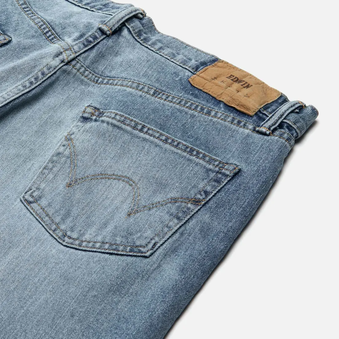 Edwin Мужские джинсы Regular Tapered Kaihara Pure Indigo Stretch Denim 13 Oz