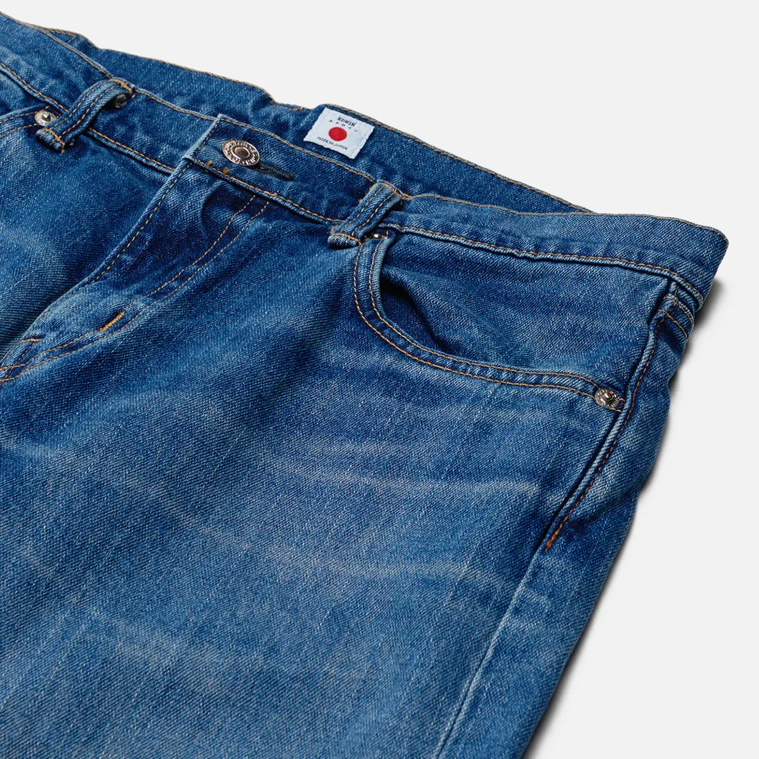 Edwin Мужские джинсы Regular Tapered Kaihara Pure Indigo Stretch Denim 13 Oz