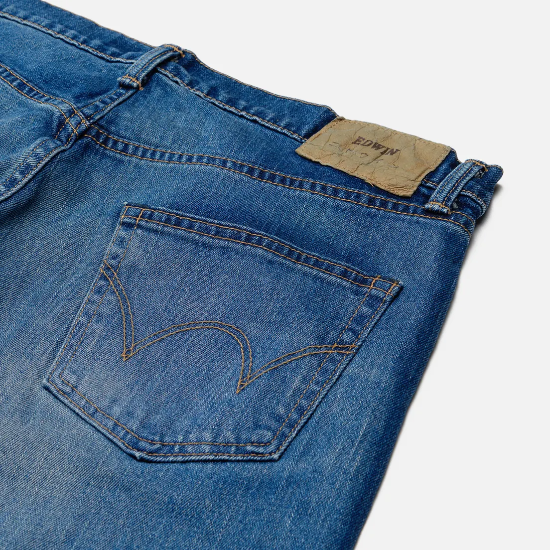Edwin Мужские джинсы Regular Tapered Kaihara Pure Indigo Stretch Denim 13 Oz