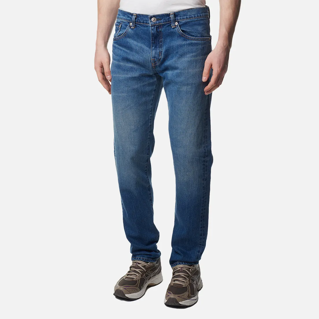 Edwin Мужские джинсы Regular Tapered Kaihara Pure Indigo Stretch Denim 13 Oz
