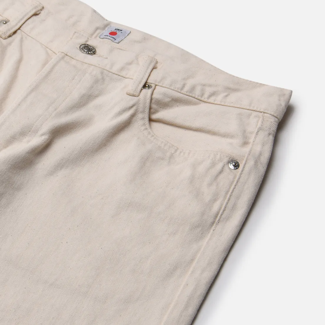 Edwin Мужские джинсы Slim Tapered Nihon Menpu Natural Red Selvage 13 Oz