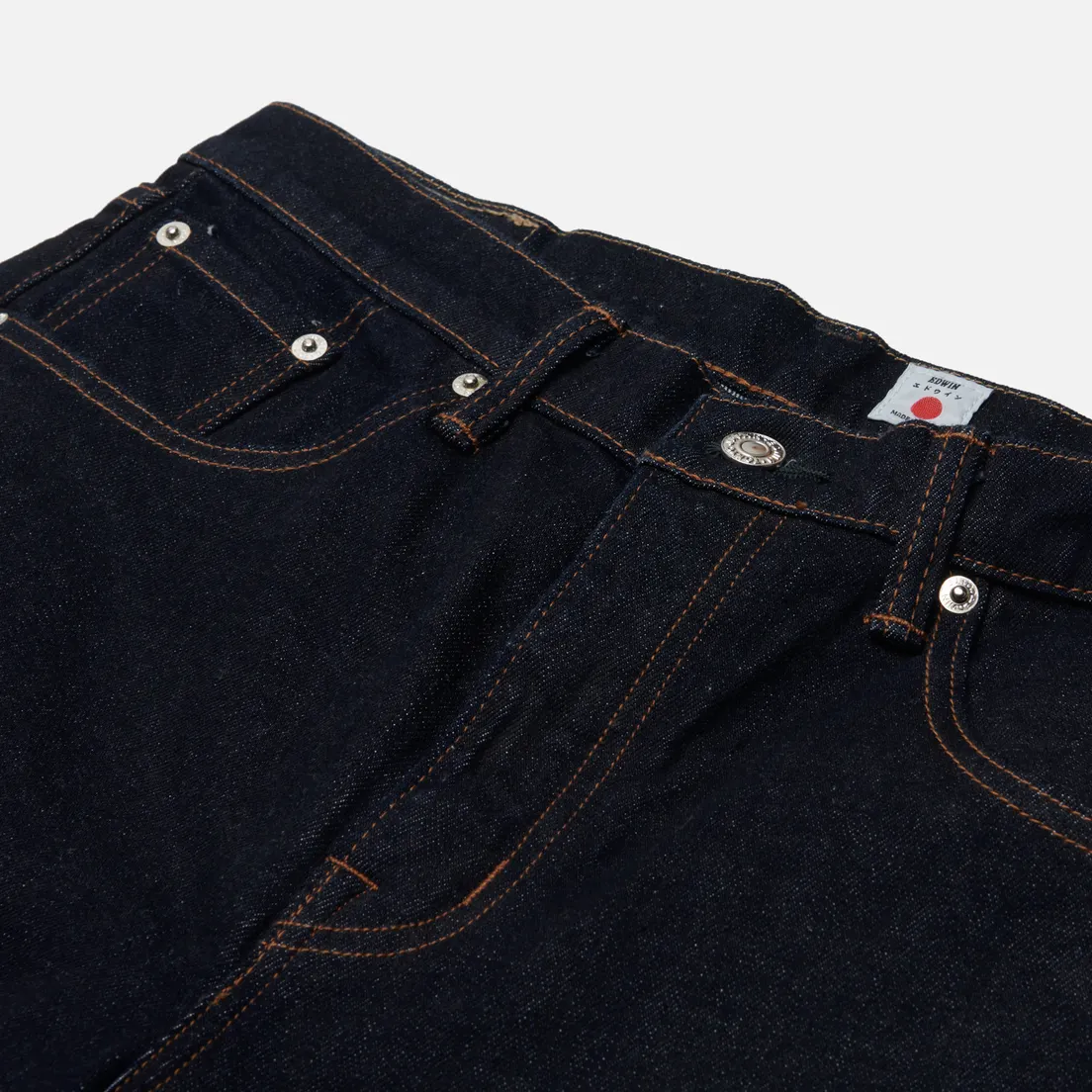 Edwin Мужские джинсы Slim Tapered Kaihara Pure Indigo Stretch Denim 13 Oz