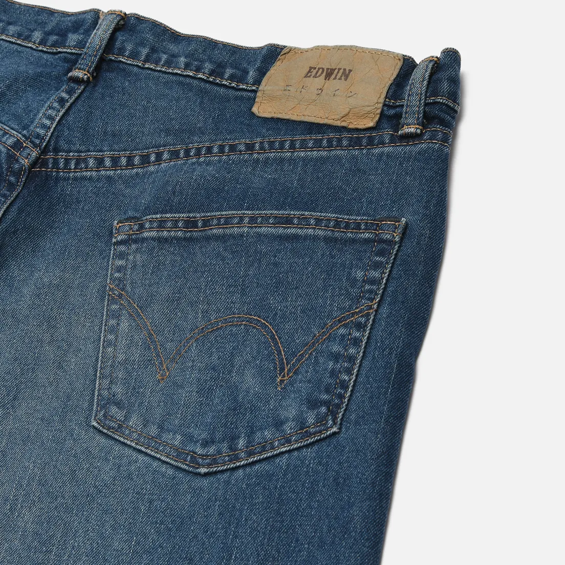 Edwin Мужские джинсы Slim Tapered Kaihara Pure Indigo Stretch Denim 13 Oz