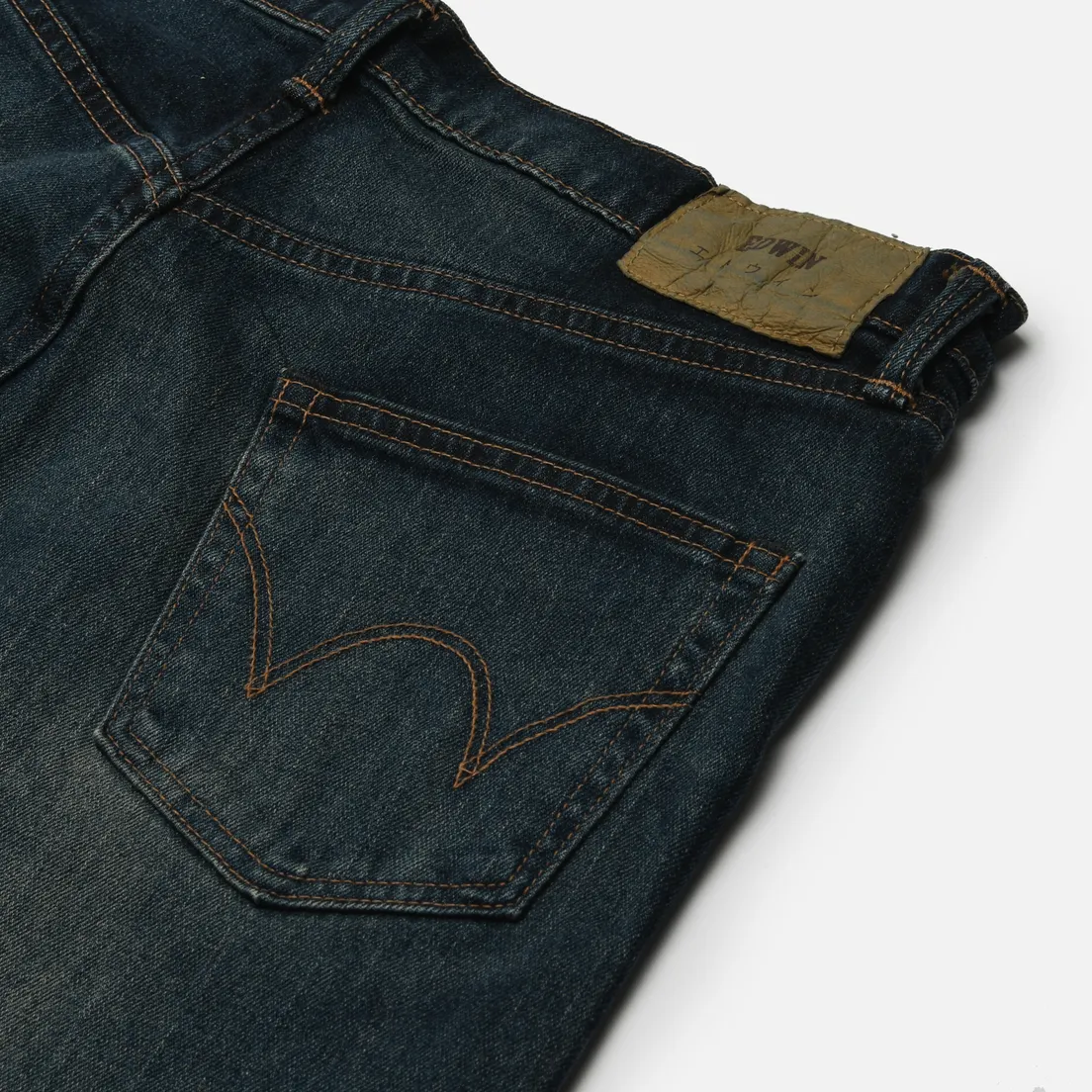 Edwin Мужские джинсы Slim Tapered Kaihara Pure Indigo Stretch Denim 13 Oz