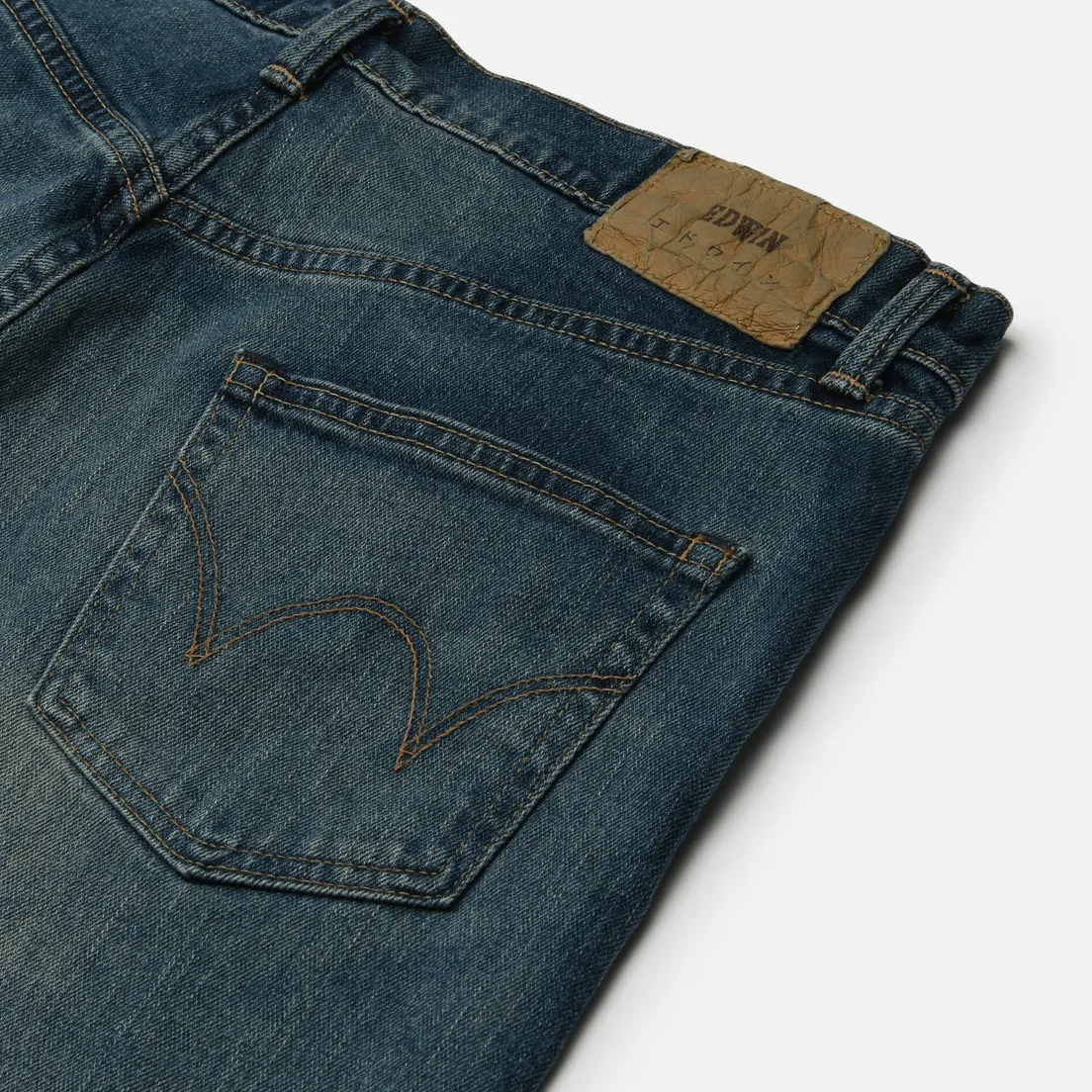 Edwin Мужские джинсы Slim Tapered Kaihara Pure Indigo Stretch Denim 13 Oz