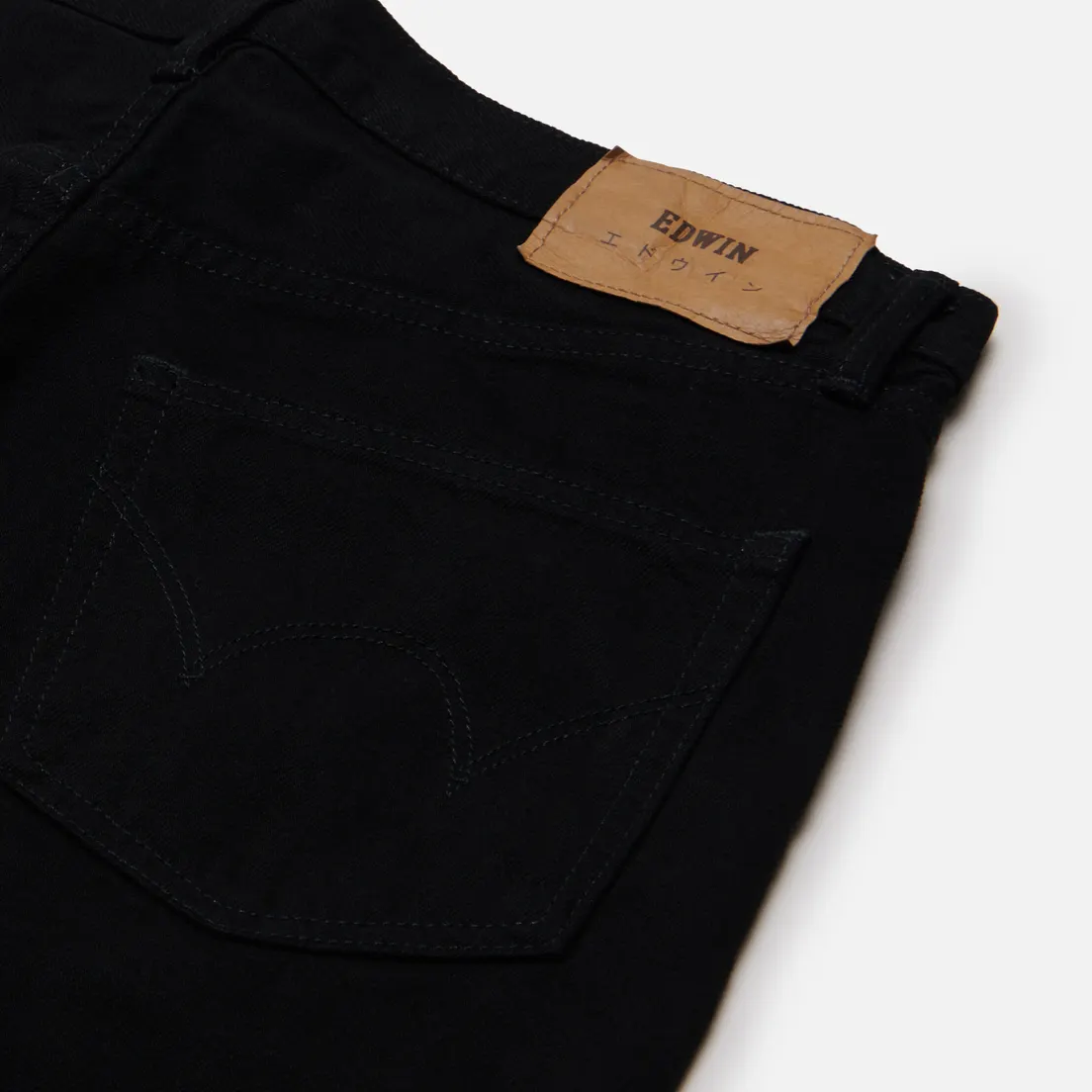 Edwin Мужские джинсы Loose Tapered Kaihara Right Hand Black Denim 13 Oz