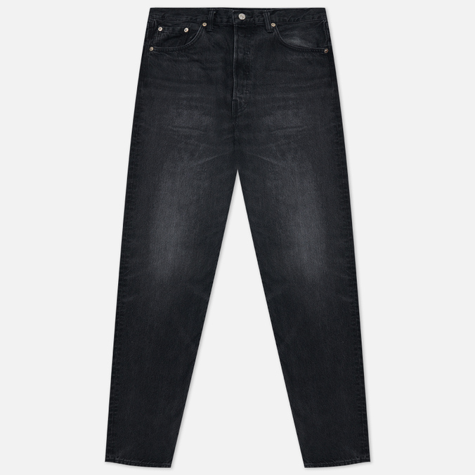 Edwin Loose Tapered Kaihara Right Hand Black Denim 13 Oz edwin wide kaihara right hand black denim 13 oz