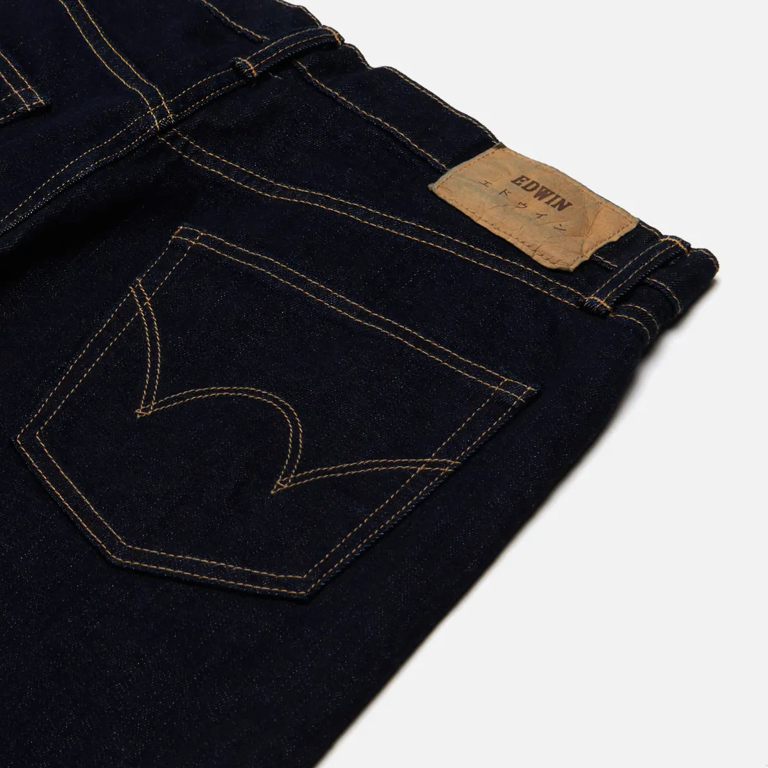 Edwin Мужские джинсы Loose Tapered Kaihara Pure Indigo Stretch Denim 13 Oz